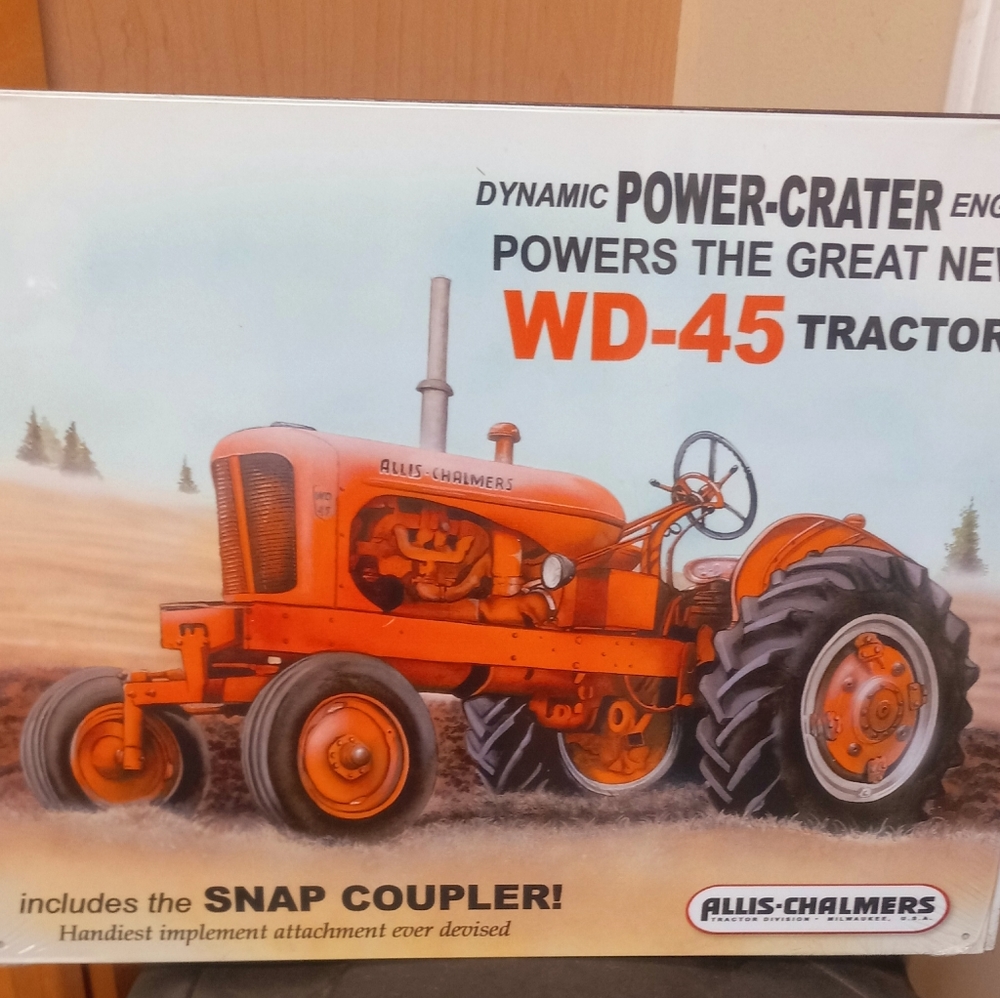 Allis-Chalmers Tractor Metal Signs